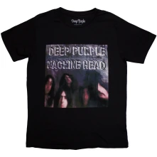 Deep Purple, Tričko Machine Head Album Cover, Unisex, Čierna