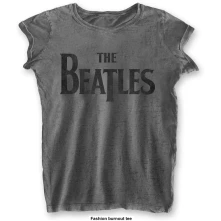 The Beatles, Tričko Drop T Logo, Žena, Šedá