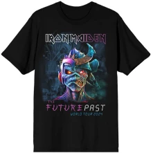 Iron Maiden, Tričko The Future Past World Tour '24, Unisex, Čierna