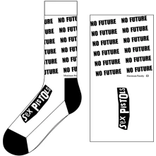 Sex Pistols, Ponožky No Future, Unisex, Biela