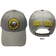 Guns N’ Roses, Šiltovka Circle Logo, Unisex, Šedá