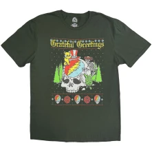 Grateful Dead, Tričko Grateful Greetings, Unisex, Zelená