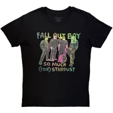 Fall Out Boy, Tričko Stardust, Unisex, Čierna