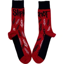 Slipknot, Ponožky Tribal S, Unisex, Červená