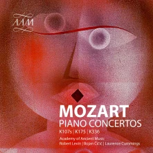 CD ACADEMY OF ANCIENT MUSIC - MOZART: PIANO CONCERTS K 107S, K 175 AND K 336