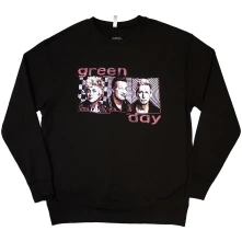Green Day, Crewneck 80's Summer Photo, Unisex, Čierna