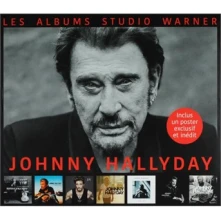 CD HALLYDAY, JOHNNY - COFFRET ALBUMS STUDIO WARNER