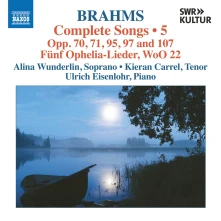 CD WUNDERLIN, ALINA - JOHANNES BRAHMS: COMPLETE SONGS, VOL. 5