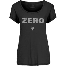 The Smashing Pumpkins, Tričko Zero Distressed, Žena, Čierna