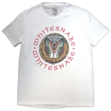 Whitesnake, Tričko Donnington Snake, Unisex, Biela