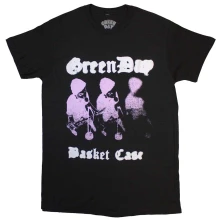 Green Day, Tričko Basket Case, Unisex, Čierna