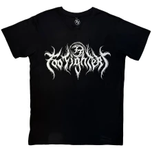 Foo Fighters, Tričko Metal Logo, Unisex, Čierna