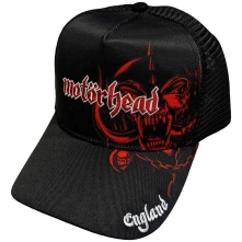 Motörhead, Šiltovka England Red Warpig, Unisex, Čierna