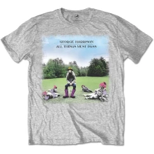 George Harrison, Tričko All things must pass, Unisex, Šedá