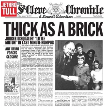 Jethro Tull, Vinyl THICK AS A BRICK