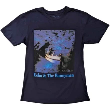 Echo & the Bunnymen, Tričko Ocean Rain, Unisex, Modrá