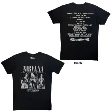 Nirvana, Tričko Nevermind Tracklist, Unisex, Čierna