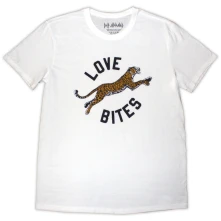 Def Leppard, Tričko Love Bites Leap, Unisex, Biela
