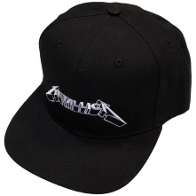 Metallica, Šiltovka 3D Logo, Unisex, Čierna
