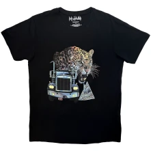 Def Leppard, Tričko Truck, Unisex, Čierna