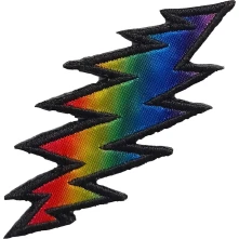Nažehlovačka Lightning Rainbow