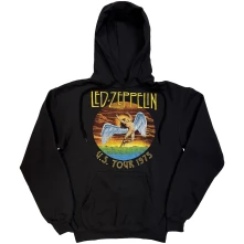 Led Zeppelin, Mikina USA Tour '75, Unisex, Čierna