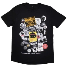 MADNESS, Tričko Posters & Stickers, Unisex, Čierna