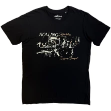 The Rolling Stones, Tričko Beggars Banquet Script, Unisex, Čierna