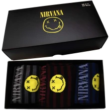 Nirvana, Ponožky Smile Stripes, Unisex, Multicolor