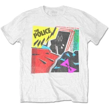 The Police, Tričko Don't Stand, Unisex, Biela