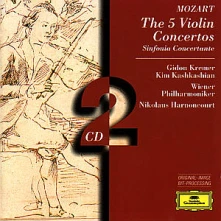 Gidon Kremer, Nikolaus Harnoncourt, Wiener Philharmoniker, CD KONCERTY PRO HOUSLE/5 KONC