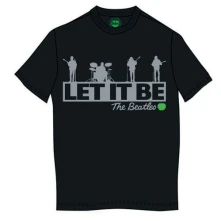 The Beatles, Tričko Rooftop, Unisex, Čierna