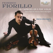 CD MISCIAGNA, MARCO - FIORILLO: 36 CAPRICES OP.3 FOR VIOLIN