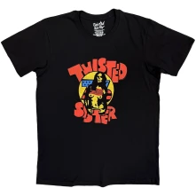 Twisted Sister, Tričko 76, Unisex, Čierna