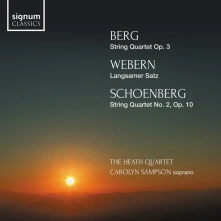 CD Heath Quartet - Berg: String Quartet - Webern: Langsamer Satz - Sc