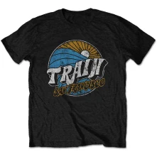 Train, Tričko Wave, Unisex, Čierna