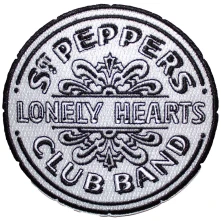 Nažehlovačka Sgt Pepper Drum B&W