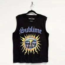 Sublime, Tielko Sun Logo, Unisex, Čierna