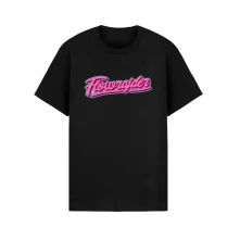 Strapo, Tričko Flowrajder Pink, Unisex, Čierna