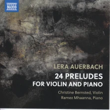 CD Bernsted, Christine & Ram - Lera Auerbach: 24 Preludes For Piano and Violin