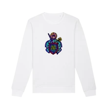 Moja Reč, Crewneck sv. Katarína, Unisex, Biela