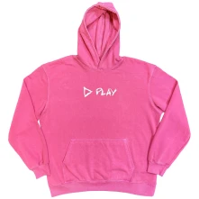 Ed Sheeran, Mikina Play Logo, Unisex, Ružová