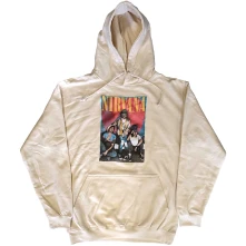 Nirvana, Mikina Trapper Hat Mono Logo, Unisex, Natural