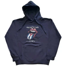The Rolling Stones, Mikina Havana Cuba, Unisex, Modrá