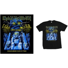 Iron Maiden, Tričko Back in Time Mummy, Unisex, Čierna