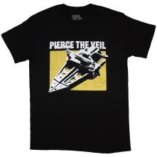 Pierce the Veil, Tričko Jaws, Unisex, Čierna
