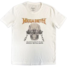 Megadeth, Tričko Speed Metal, Unisex, Biela