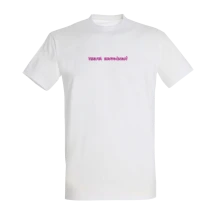 Call Dominika, Tričko Tekutá skutočnosť, Unisex, Biela