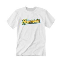 Strapo, Tričko Flowrajder Yellow, Unisex, Biela