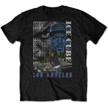 Ice Cube, Tričko Los Angeles, Unisex, Čierna